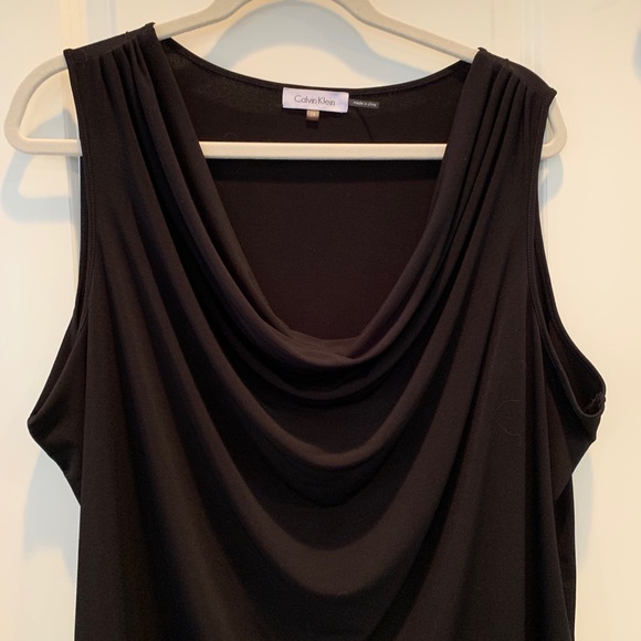 Calvin Klein matte Jersey cowl neck top size 2X - Picture 4 of 6